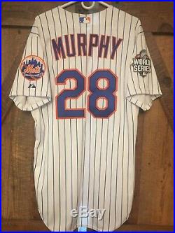 Mets Daniel Murphy 2015 Game Used Worn World Series Jersey