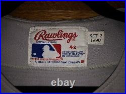 MiLB PEORIA CHIEFS Postiff Game Used Jersey Authentic Rawlings 42 Chicago Cubs