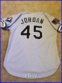 Michael Jordan Game Worn/Used 1994 Chicago White Sox Baseball Jersey