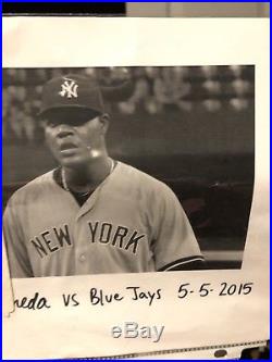 Michael Pineda Game Used Jersey 5/5/2015 Photo Matched