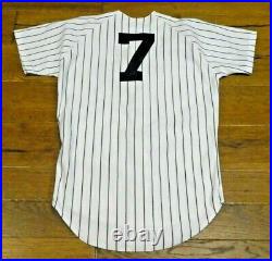 Mickey Mantle 1992 Spring Training Old Timers Day Game Worn Used Yankees Jersey