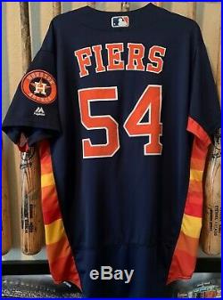 Mike Fiers 2016 Houston Astros Game Used Worn Jersey Rat Snitch Scandal History