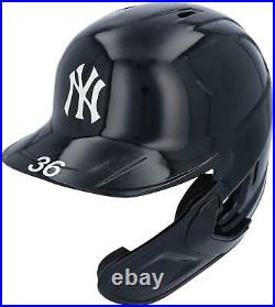 Mike Ford New York Yankees Player-Issued #36 Navy Batting Helmet Item#11752879