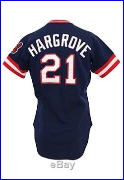 Mike Hargrove 1980 Cleveland Indians Game Used Worn Vintage Home Jersey