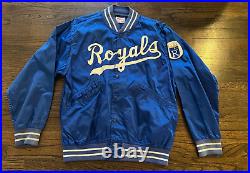 Mike Hedlund Game Used Worn Baseball Jacket Kansas City Kc Royals (1969-1972)