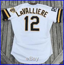 Mike Lavalliere Autograph Signed Game Used Worn 1988 Pittsburgh Pirates Jersey