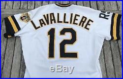 Mike Lavalliere Autograph Signed Game Used Worn 1988 Pittsburgh Pirates Jersey