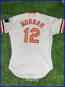 Mike Morgan Baltimore Orioles Game Used Worn Jersey 1988 Excellent Use