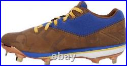 Mike Moustakas KC Royals PI Jackie Robinson Cleats from 2016 MLB Season-Size 10