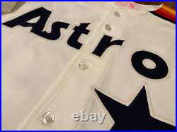 Mike Scott 1989 Houston Astros Game Used Worn Road Alamo Cream Knit Jersey