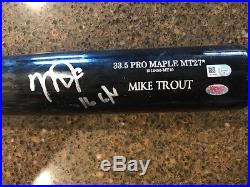 Mike Trout Game Used Bat MLB Authenticated & Signed 2016 MVP