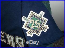 Milwaukee Brewers 1994 Game Used Worn Gene Clines Jersey Sz XL Sz 46 MLB 125th