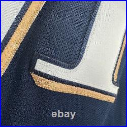 Milwaukee Brewers Juan Francisco Game Issued MLB 2013 Navy Blue Stitched Signed