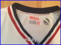 Minnesota Twins 1983 vintage game worn Lenny Faedo #12 Jersey Size 42 With COA