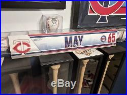 Minnesota Twins Trevor May Game Worn Spring Training Jersey And Locker Tag