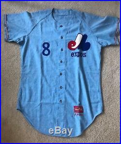 Montreal Expos Flannel Jersey with pants & hat (game worn)