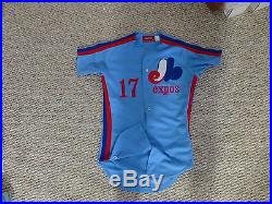 Montreal Expos Jersey Floyd Youmans game used 1986