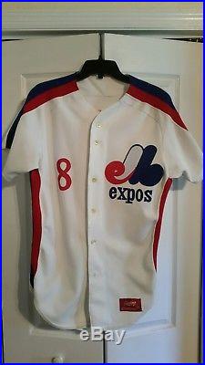 Montreal expos rawlings gary carter game jersey. Authentic