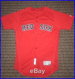 Mookie Betts Boston Red Sox Game Used Worn Jersey 2016 MLB