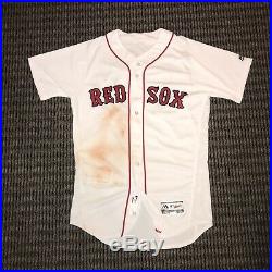 Mookie Betts Boston Red Sox Game Used Worn Jersey 2018 MVP WS Season MLB Auth