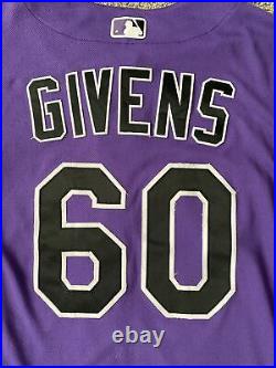 Mychal Givens 2021 All Star Patch Colorado Rockies Shows Use Issued Jersey Cubs