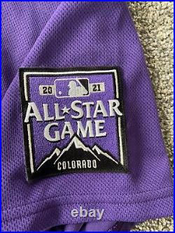 Mychal Givens 2021 All Star Patch Colorado Rockies Shows Use Issued Jersey Cubs