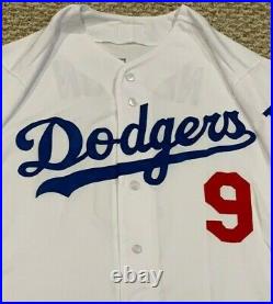 NEGRON size 44 #9 2019 LOS ANGELES DODGERS game used jersey issued MLB HOLOGRAM