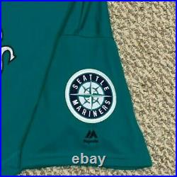 NELSON CRUZ size 48 #23 2017 Seattle Mariners game jersey home teal 40th MLB