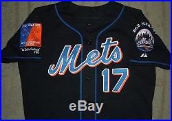 NEW YORK METS WILSON DELGADO GAME USED WORN JERSEY WithPATCHES (GIANTS CARDINALS)