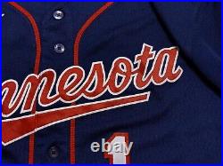 NIKE Minnesota Twins Nick Gordon GAME WORN MLB Jersey 2022 Blue Large L