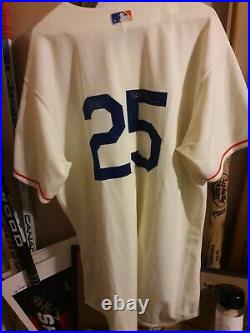 NY METS Pedro Feliciano Signed Game Used Civil Rights Game Jersey Feliciano COA