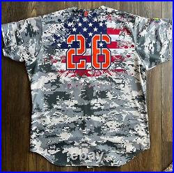 NY Mets St Lucie Mets Game Worn Issued MLB MILB Camo Military Vietnam Jersey