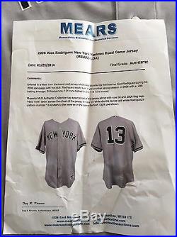 NY Yankees 2006 Game Worn Used Alex Rodriguez AROD Baseball Jersey