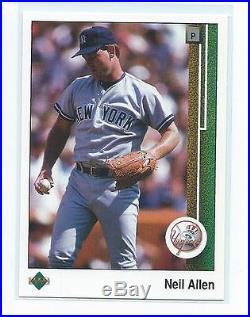 Neil Allen #27 size 44 1988 Yankees Game Used Issued jersey ROAD Steiner holo