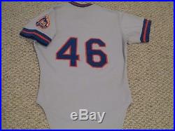 Neil Allen #46 size 42 1980 New York Mets Game used jersey road gray with patch