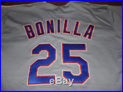New York Mets 1992 Bobby Bonilla Game Worn Used Team Issued Autograph Jersey