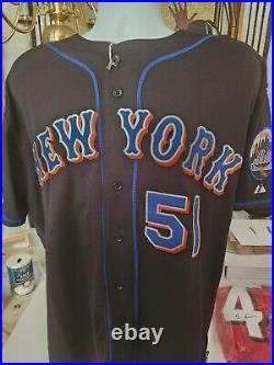 New York Mets Authentic Majestic Luis Aguayo Game Jersey