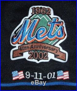 New York Mets Jeromy Burnitz 2002 Game Used Worn Jersey With Patch (brewers)