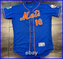 New York Mets Spring Training Blue Team Issued Jersey De AZA #16