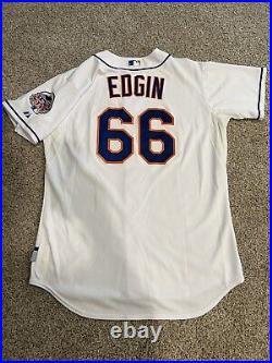 New York Mets Team Issued Jersey 2013 Home White Josh Edgin All Star Game Patch
