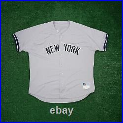 New York Yankees 1998 Authentic On-Field Game Issued Pro Cut Road Jersey 54