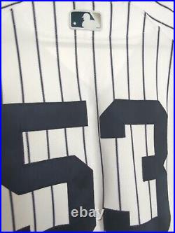 New York Yankees MLB Authenticated Zack Britton Team Issued Jersey Size 46T Nike