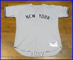 New York Yankees Randy Choate 2000's Game Worn Used Away Jersey