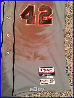 Nick Castellanos Game Used/Worn Jackie Robinson Day Jersey Detroit Tigers