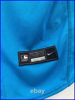 Nick Fortes #7 Miami Marlins Nike Game Used Jersey Spring Training Size 44