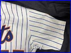 OREL HERSHISER Game / Event Used Autographed 1999 METS Press Conference Jersey