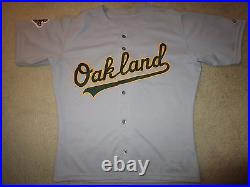 Oakland Athletics 2000 MLB Rawlings A's Game Worn MLB Jersey