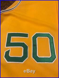Oakland Athletics Game Used Jersey & Game Used Pants 1969 Throw Back 1/1