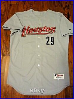 Octavio Dotel 2001 Houston Astros Game Used Worn Road Gray Jersey