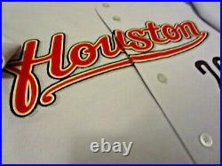 Octavio Dotel 2001 Houston Astros Game Used Worn Road Gray Jersey